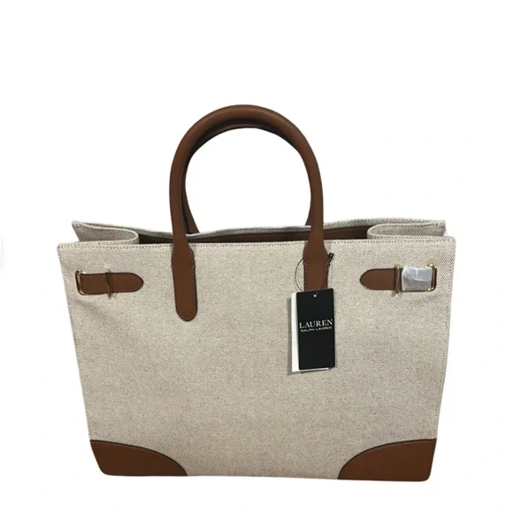 Ralph Lauren Canvas and Brown Leather Tote
Perfect for your Laptop 💻 - Picture 2 of 3